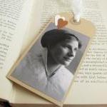 Elegant Edwardian Lady Gift Tag Bookmark
