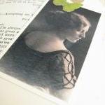 Elegant Edwardian Lady Mini Bookmark