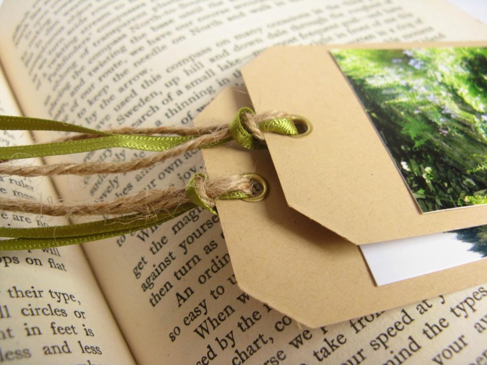 Green Small Bookmark Gift Tags (set Of 2) on Luulla
